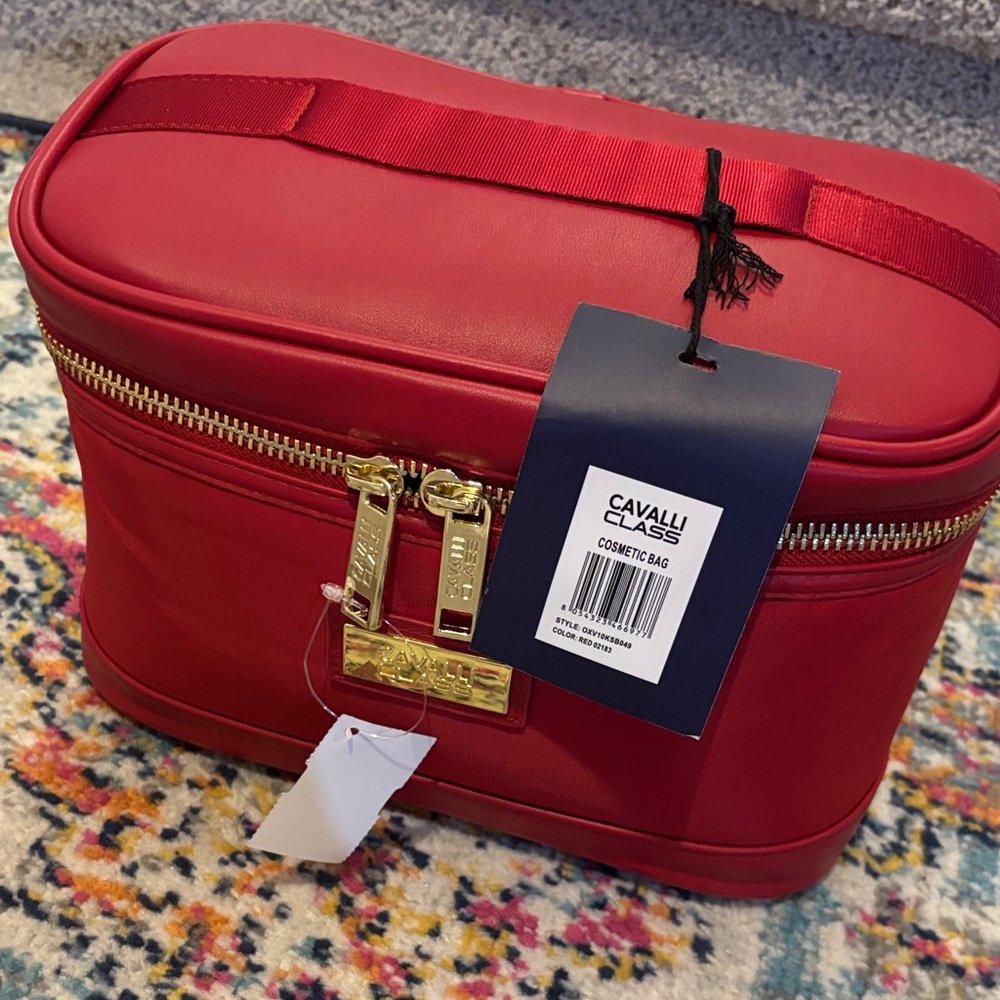 NWT Cavalli Class Cosmetic Bag